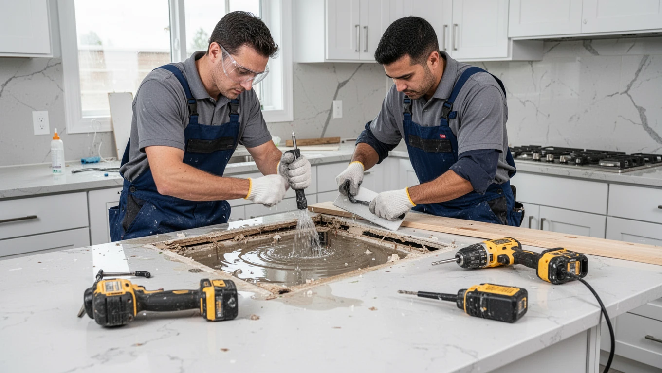 Kitchen Water Damage Repair
